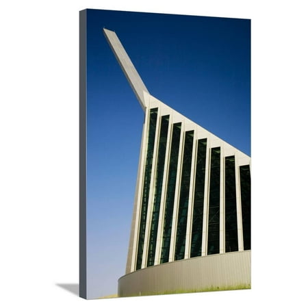 Exterior view of National Museum of the Marine Corps, a tribute to U.S. Marines situated on a 13... Stretched Canvas Print Wall