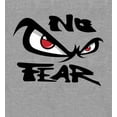 thumbnail image 5 of No Fear with Eyes Youth Heather Gray Long Sleeve Hoodie-Small, 5 of 6