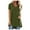 Army Green #74, variant on Womens Long Tunics or Tops to Wear with Leggings Short Sleeve Blouses Shirts Black XL