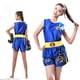 thumbnail image 5 of Traje de boxeo tailandés, pantalones cortos, ropa de entrenamiento de lucha y competición, 5 of 5