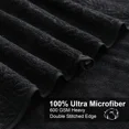 thumbnail image 4 of Green Essen 4 Pcs Ultra Soft Washcloths, 13x13 Inches Microfiber Face Towel 600 GSM Quick Dry Highly Absorbent, Super Soft for Body Face Bathroom Hotel & Spa,Black, 4 of 5