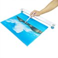 thumbnail image 1 of Chevalet Réglable 37CM en Acrylique pour Cadres jusqu'à 30CM de Large - Support Transparent, 1 of 7