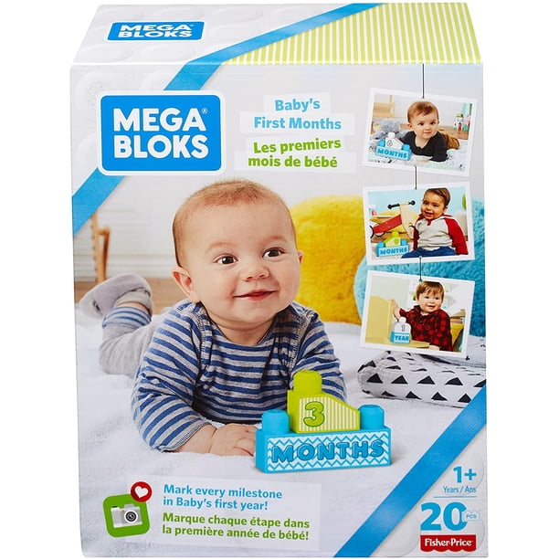 Mega Bloks Baby S First Months Building Set Boy Walmart Com Walmart Com