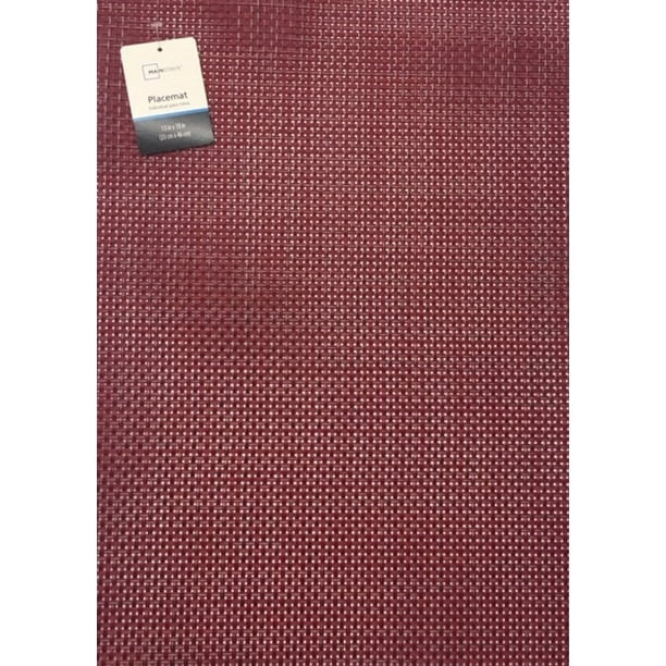 Mainstays Red Woven Vinyl Placemat