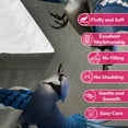 thumbnail image 7 of Flannel Fleece Twin Blanket, Soft Large Twin Blanket, Lightweight Cozy Plush Twin Blanket Fit Sofa Bed, 60"x80", Birds, 7 of 7