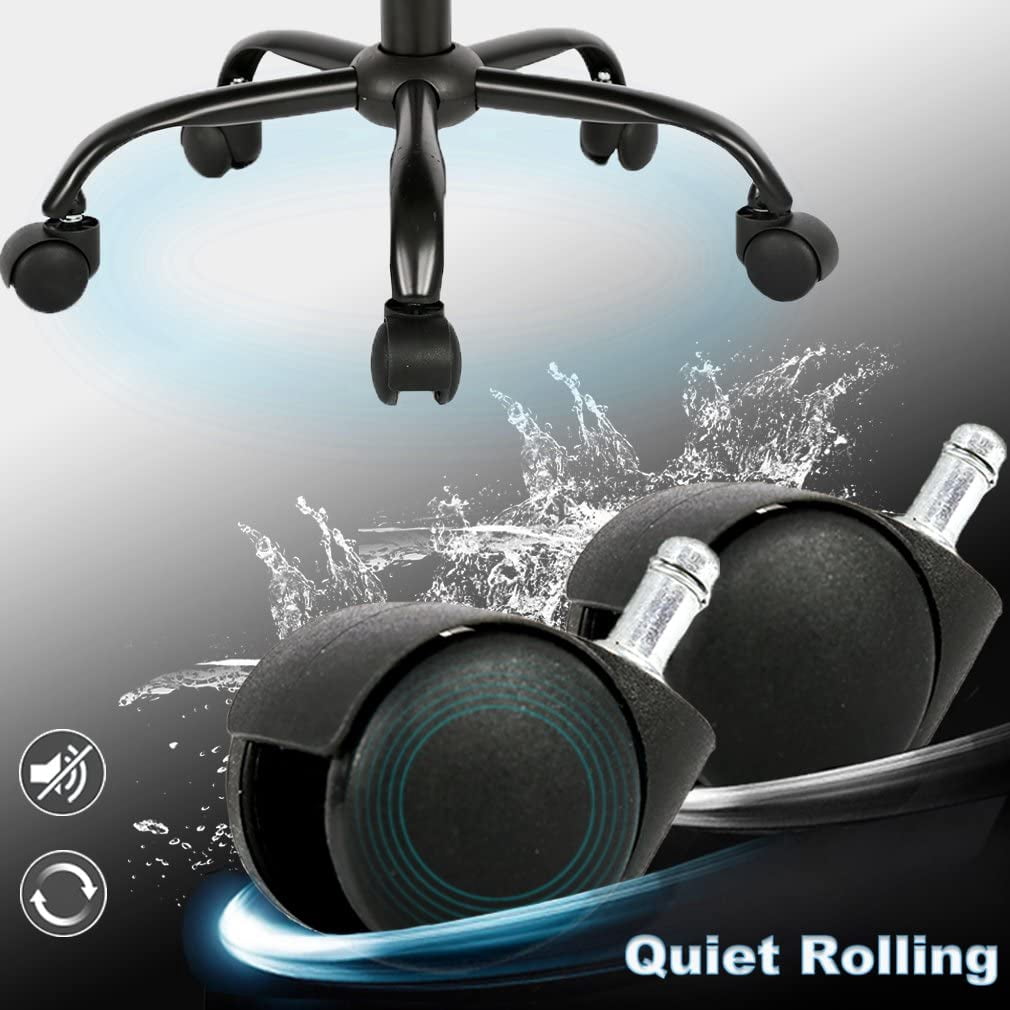 BestOffice Ergonomic Office Chair, Rolling Swivel, Lumbar Support for Men, Women, 4 Pack(Black)