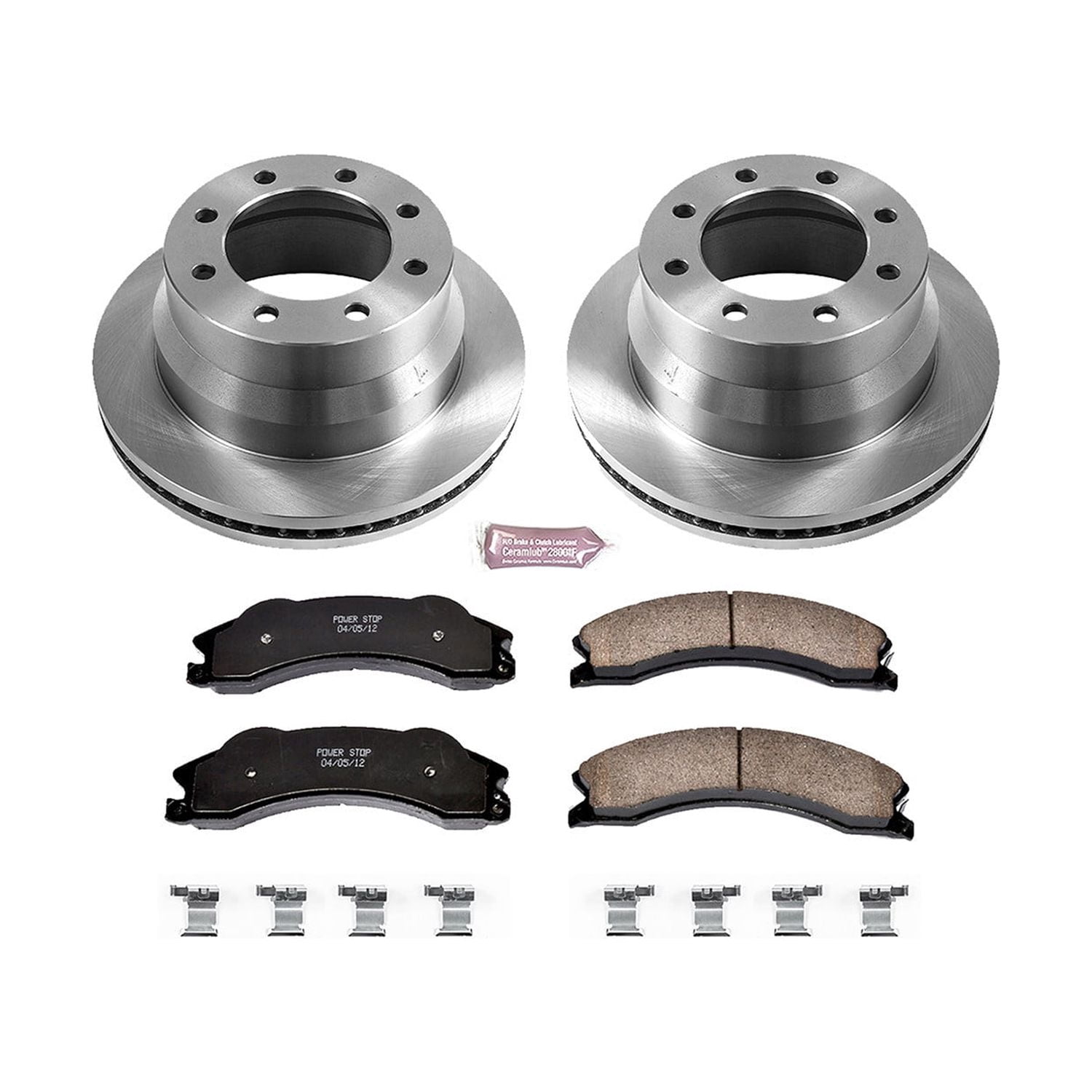 PowerStop Rear Stock Replacement Brake Pad and Rotor Kit Fits: CHEVROLET GMC Select Models KOE6257