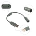 thumbnail image 3 of Controlador con Cable de Repuesto Cable de Conexión del Adaptador de Ruptura USB para XBOX360 Gris, 3 of 8