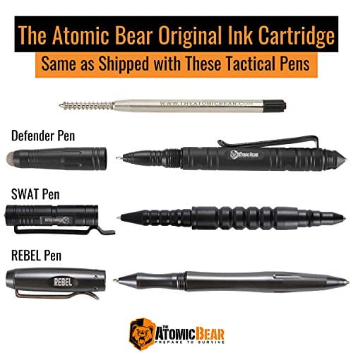 5pcs Refills Tactical Pen 60mm Special Refills Signature Ballpoint Pen Refills 