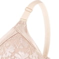 thumbnail image 5 of 3PCS Wireless Bra Women Lace Push up Bralettes Full-Coverage Soft Comfort Everyday Bras(Beige 44CD), 5 of 5