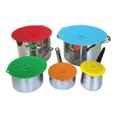 thumbnail image 3 of Ensemble de 5 Couvercles de Stockage Alimentaire en silicone Réutilisables, 3 of 7