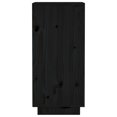 thumbnail image 5 of vidaXL Buffet Noir 31.5x34x75 cm Pin Massif, 5 of 5