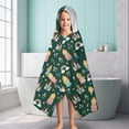 thumbnail image 6 of Princess Castle Star Pattern Hooded Bath Towel，60"x35" for Ages 3 To 12 Kids, Quick Dry Lightweight Soft Microfiber Hood Beach Towel Cover Up for Kids, 6 of 7