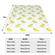 thumbnail image 3 of Balery Yellow Rubber Duck Manta de Felpa Suave y Acogedora – Cobija de Franela Aterciopelada para Cama, Lavable y Cálida para Sofá, Mascotas, Transpirable-80"x60", 3 of 7