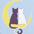 thumbnail image 2 of CafePress - Moon Cats Body Suit - Baby Light Bodysuit, Size Newborn - 24 Months, 2 of 4
