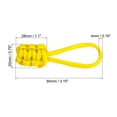 thumbnail image 2 of Unique Bargains Zipper Pulls Replacement Extension Cord Handle Fix Pull Tab Fixer Slider Head Repair Kit Yellow 6 Pack, 2 of 5