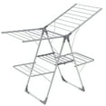 thumbnail image 5 of Sakugi Clothes Drying Rack, 2-Tier Foldable Laundry Drying Rack for Clothing with 32 Rods, Rustproof, Freestanding, for Indoor & Outdoor, 55" x 22.8" x 36.5", Gray, 5 of 11