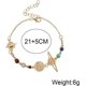 thumbnail image 4 of Pulsera tobillera YOOE Ocho Planetas Universo. Cadena ajustable chapada en oro, pulsera espacial galáctica, sistema solar, joyería espacial para mujeres y niñas., 4 of 5