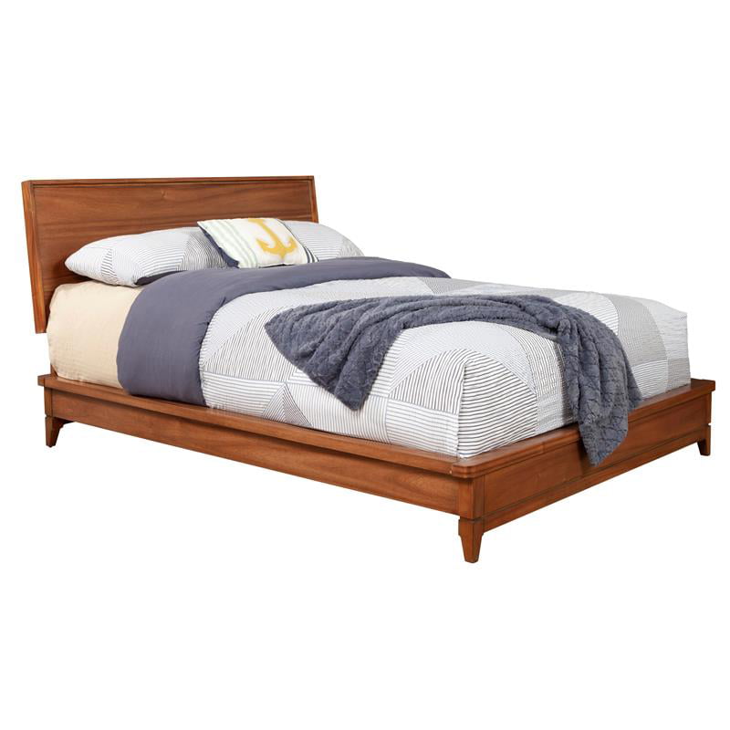 Coaster Hillary Captains Bed In Warm, Hillary Eastern King Bookcase Bed Frame