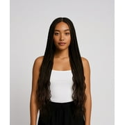 Belle Societe Rich Black 1b Straight 22in Braiding Hair 3 Bundles 150g All Ages Unisex