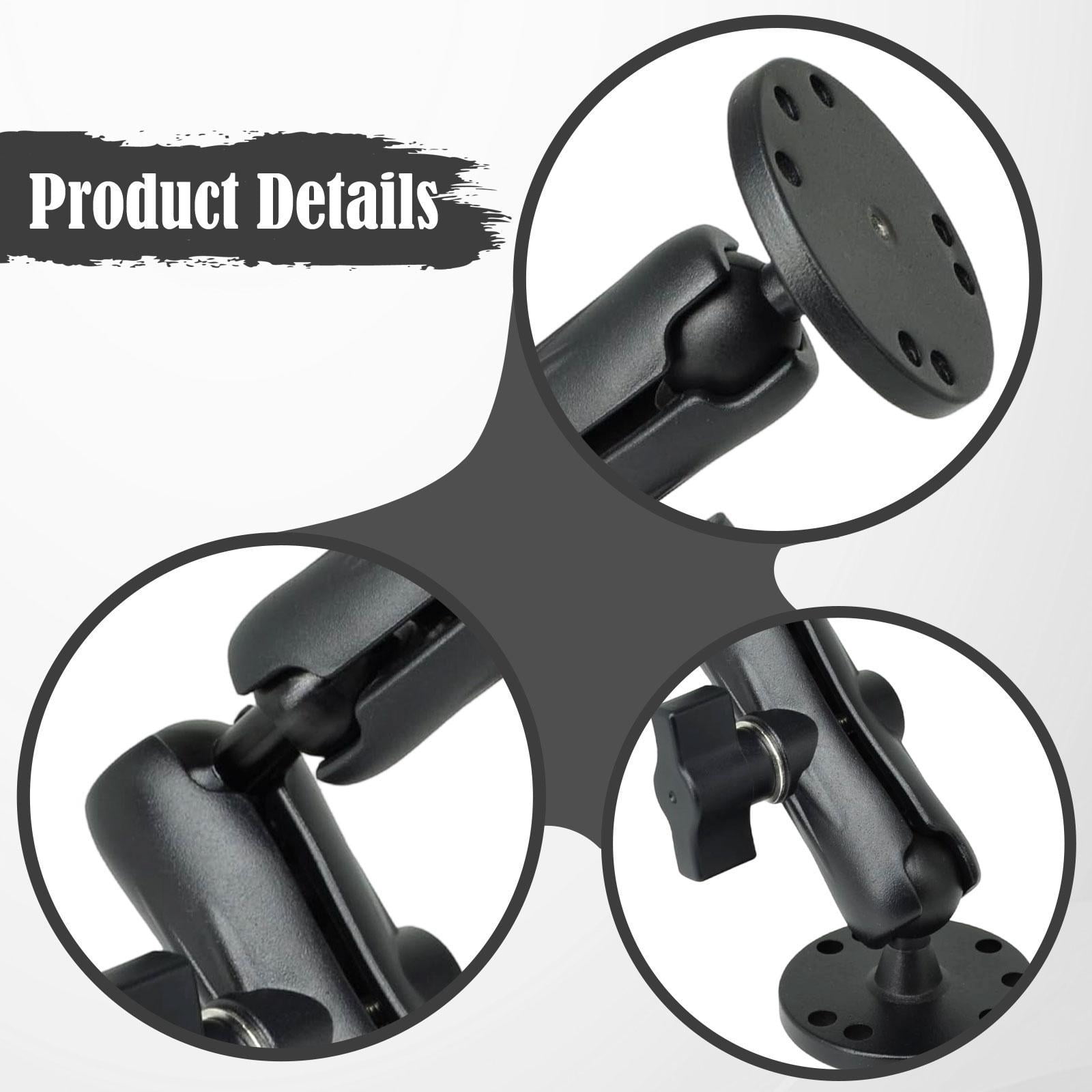 GARENDE Fish Finder Mount Base Adjustable Sturdy 1" Ball Mount for Boat Marine Kayak