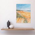 thumbnail image 4 of Artery8 Woolacombe Beach Seaside Landscape Watercolour Bathroom Toilet Large Wall Art Poster Print Thick Paper 18X24 Inch, 4 of 5