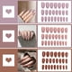 thumbnail image 1 of 72 piezas de uñas postizas de salón, cobertura completa, uñas de ataúd mate, juegos de puntas de arte de uñas acrílicas para mujeres, tres colores Xemadio HMHZ346-3, 1 of 5