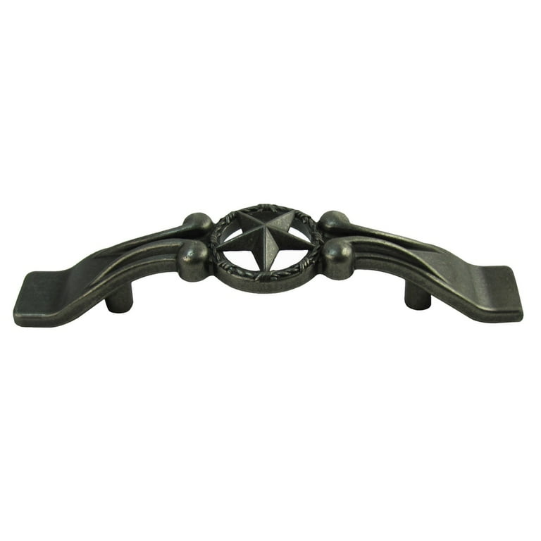 Metal Texas Star Kitchen Cabinet Door Pull Hardware Silver Pewter Drawer Handle Metal Texas Star Kitchen Cabinet Door Pull Hardware Silver Pewter Drawer Handle