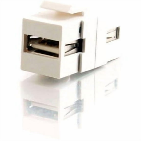 USB KEYSTONE A-A F/F WHITE