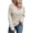 Khaki, variant on Lilgiuy Women Casual Soild Long Sleeve V-neck Hooded Knit Pullover Sweater Coat,Khaki,10(XL) Winter Fashion 2022