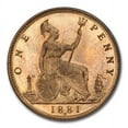 thumbnail image 2 of 1881-H Great Britain One Penny Victoria PR-65+ RED PCGS, 2 of 2