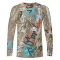 thumbnail image 4 of COSFO Men Shirts Cotton Long Sleeve Casual Graffiti Print Tops Loose Pullover Workout Crew Neck Graphic Tees, 4 of 5