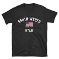 thumbnail image 1 of South Weber Utah Patriot Men's Cotton T-Shirt, 1 of 1