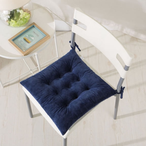 Tuvgenk Seat Cushions Blue Pressure Relief Office Seat Cushion Pillow Comfortable Polyester Soft Square Chair Pad Home Use