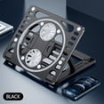 thumbnail image 4 of Soporte para Laptop Cooling KOKIYA 2 Ventiladores Silenciosos 6 Altura Ajustable Plegable Negro, 4 of 8