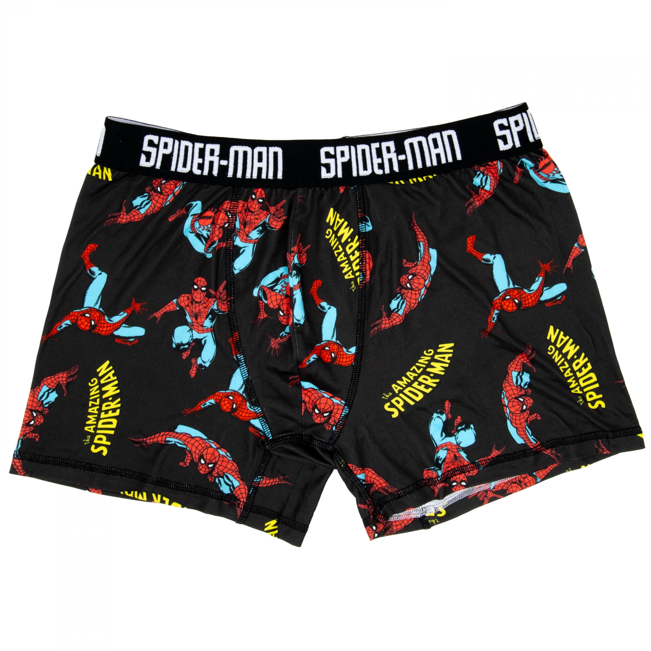 Spider-Man Miles Morales Character Armor Style Boxer Briefs-Large