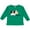 Kelly Green, variant on Inktastic Moo Says the Cow Boys or Girls Long Sleeve Toddler T-Shirt