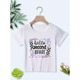 thumbnail image 2 of Hello Second Grade Printed Short Sleeve Girls'Casual Crew Neck T-Shirt, Breathable Knit Fabric, Perfect for School & Casual Attire, Shirts for Girls, Suitable For Boys And Girls Back-To-School Gifts, 2 of 8