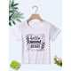 thumbnail image 2 of Hello Second Grade Printed Short Sleeve Girls' Casual Crew Neck T-Shirt, Breathable Knit Fabric, Perfect for School & Casual attire, Shirts for Girls, 2 of 8