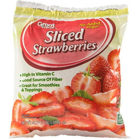 Great Value Frozen Strawberries, 48 oz
