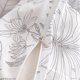 thumbnail image 3 of Funda Nórdica Blanco Botánico Rey 100% Algodón Funda Nórdica Floral Hawaiano 3 Piezas, 3 of 6