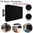 thumbnail image 4 of Inteprter Cubierta de TV impermeable para exteriores, Protector de televisión negro para LCD LED de 22'' a 70'' Jardín y Patio No. 4 Inteprter HA026231-04, 4 of 6