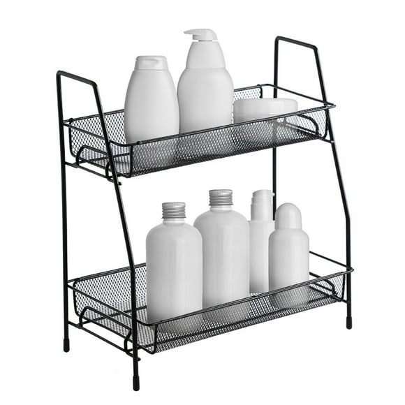 Amdohai 2-Tier Countertop Shelf Kitchen Spice Rack Organizer Detachable Iron Storage
