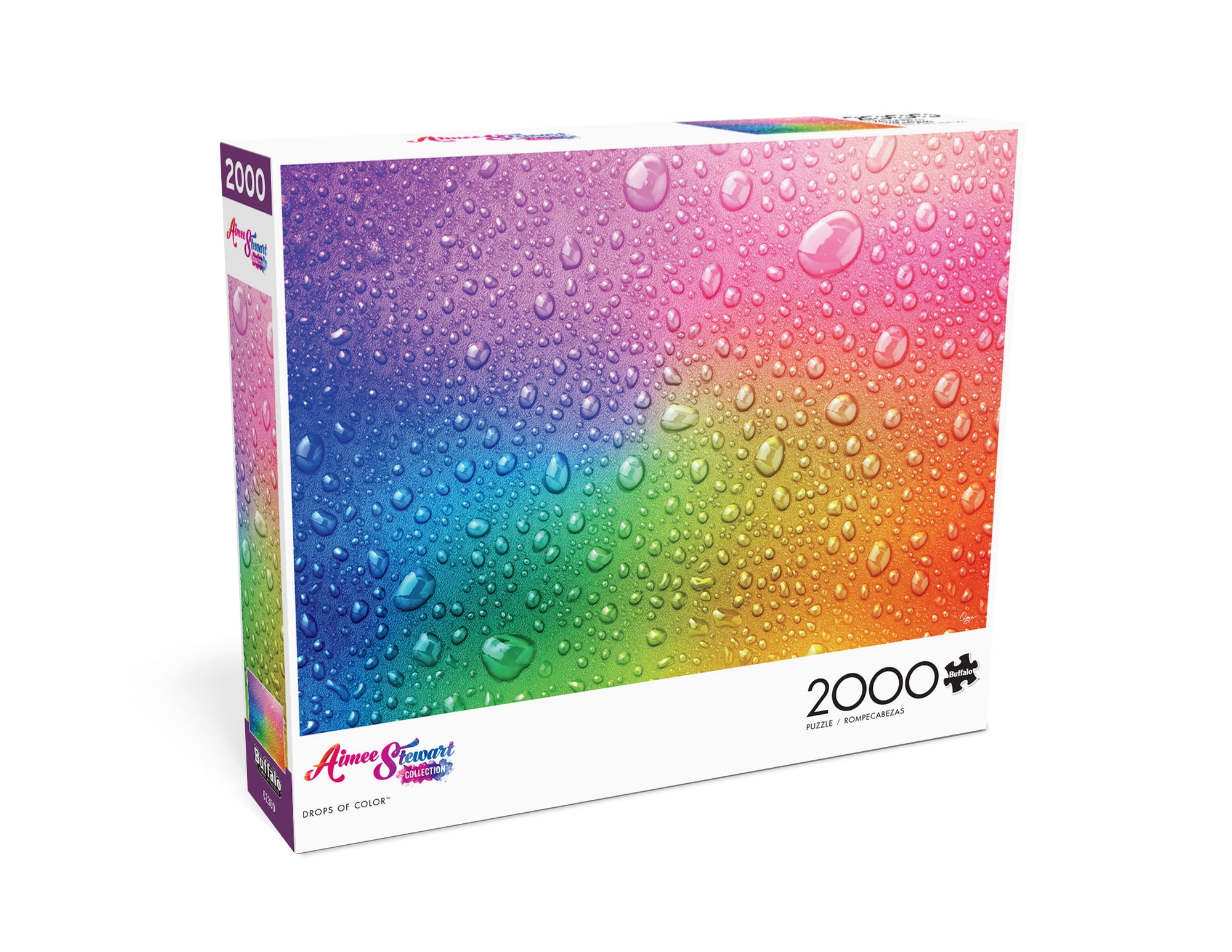 Buffalo Games 2000-Piece Aimee Stewart Drops of Color Interlocking Jigsaw Puzzle