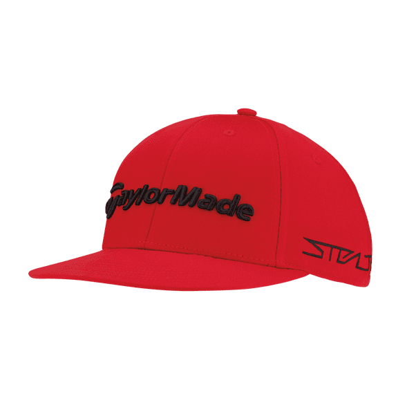 TaylorMade Tour Flatbill Cap - Red