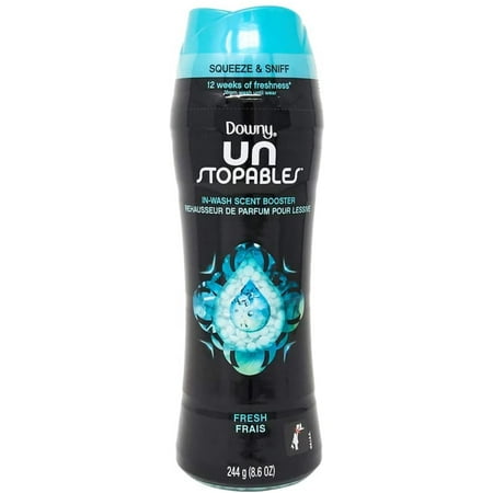 Downy Unstopables In-Wash Scent Booster Beads, FRESH, 8.6 oz (Pack of 3)