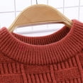thumbnail image 5 of SXcggal Toddler Boys Girls Winter Long Sleeve Solid Color Knit Sweater Warm Sweater For Children Clothes Warm stylish Soft Girls Tops, 5 of 6