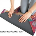 thumbnail image 3 of Multicolor Paisley and Floral Pattern Hot Yoga Mat Towel Non Slip for Hot Yoga - Quick-Drying Yoga Mat Cover with 4 Corner Pockets with Travel Bag - Hot Yoga Towel Non Slip 74"x26", 3 of 6