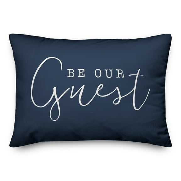 Creative Products Be Our Guest Navy 14x20 Indoor / Outdoor Pillow