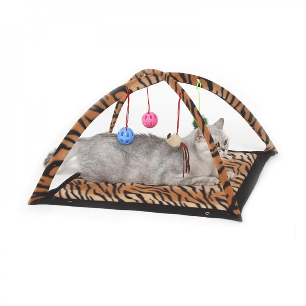 Zuanty Pet cat tent activity toy cat kitten play mat bed